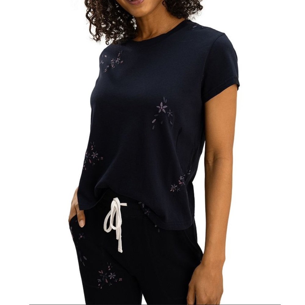 Splendid Love Me Floral Printed Tee